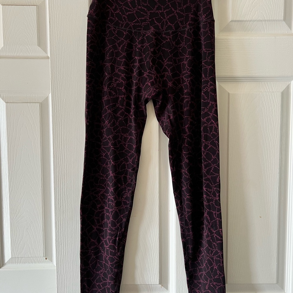 STORI by Katy Hearn High Waist black and pink leggings